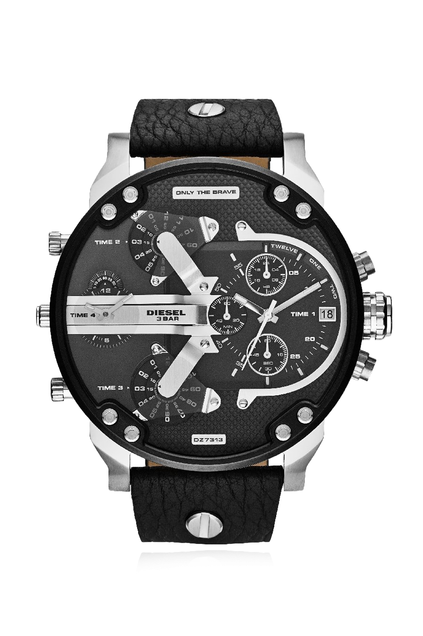 Diesel Watch with a leather strap | Men's | Vitkac